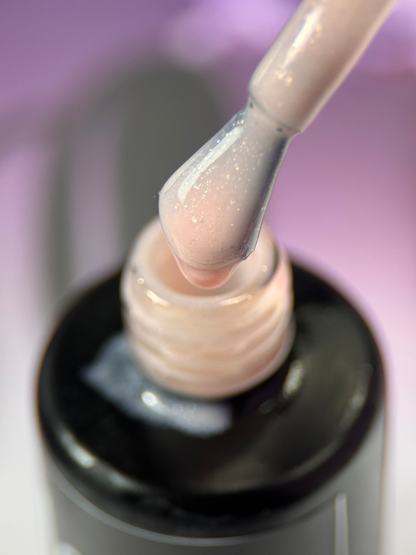 Gum Builder Glitter Rose