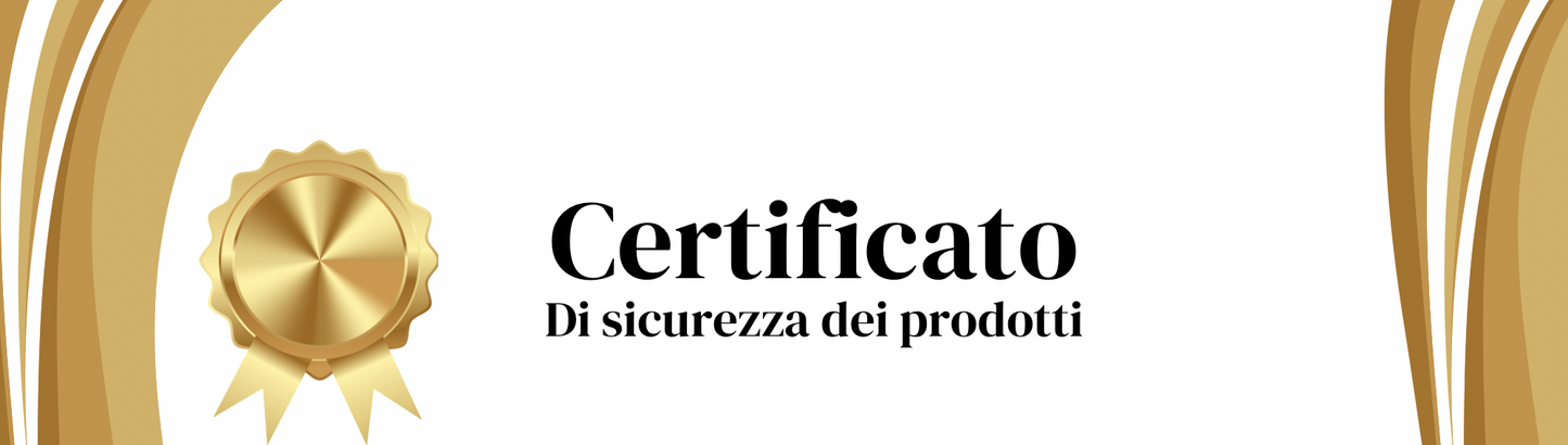 CERTIFICATO DI SICUREZZA DEI PRODOTTI